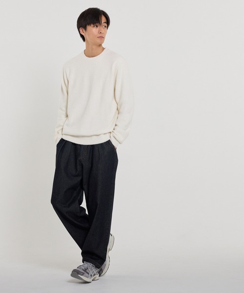 coca(coca)(コカ)の「リアルフォックスブレンドニットトップス(ニット/セーター・メンズ・ブラウン/レッド/ブラック/アイボリー・L/M/XL)」の13枚目の写真