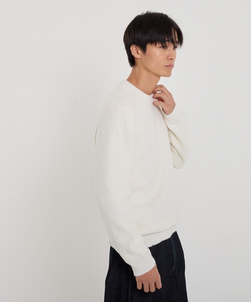 coca(coca)(コカ)の「リアルフォックスブレンドニットトップス(ニット/セーター・メンズ・ブラウン/レッド/ブラック/アイボリー・L/M/XL)」の14枚目の写真