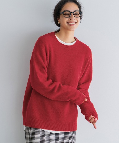 coca(coca)(コカ)の「リアルフォックスブレンドニットトップス(ニット/セーター・メンズ・ブラウン/レッド/ブラック/アイボリー・L/M/XL)」の18枚目の写真