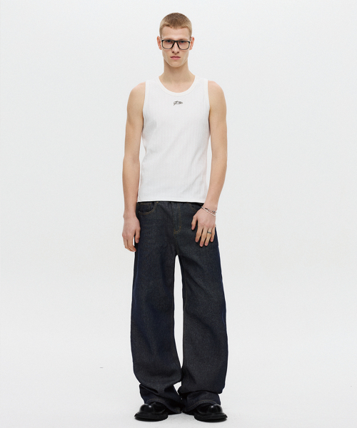 DNSR（ディーエヌエスアール）の「シグニチャーワイドデニムパンツインディゴ（デニムパンツ・メンズ・その他・SMALL/MEDIUM/LARGE/X-LARGE）」の3枚目の写真