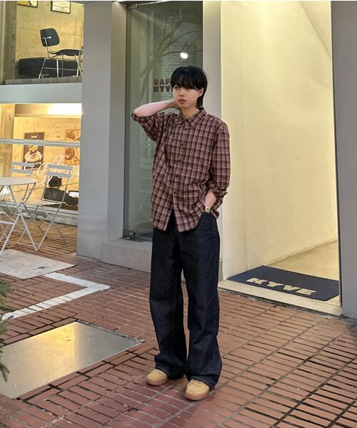 DNSR(ディーエヌエスアール)の「シグニチャーワイドデニムパンツインディゴ(デニムパンツ・メンズ・その他・SMALL/MEDIUM/LARGE/X-LARGE)」の11枚目の写真