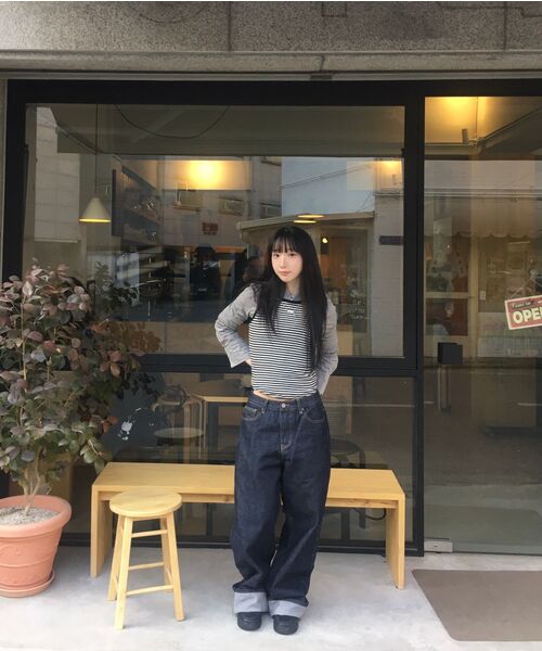 DNSR(ディーエヌエスアール)の「シグニチャーワイドデニムパンツインディゴ(デニムパンツ・メンズ・その他・SMALL/MEDIUM/LARGE/X-LARGE)」の12枚目の写真