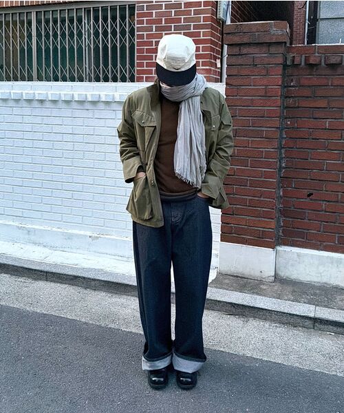DNSR(ディーエヌエスアール)の「シグニチャーワイドデニムパンツインディゴ(デニムパンツ・メンズ・その他・SMALL/MEDIUM/LARGE/X-LARGE)」の14枚目の写真