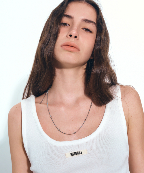 NICK&NICOLE（ニックアンドニコール）の「NICOLE MULTI FRILL SLEEVELESS TOP_IVORY（Tシャツ/カットソー・レディース・アイボリー・FREE）」の2枚目の写真