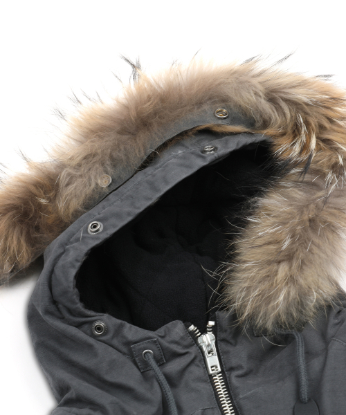 GLACK（グラック）の「GJ098 ラスティ N2B ショートパーカー (GRAY)（ブルゾン・レディース・その他・LARGE/MEDIUM）」の12枚目の写真