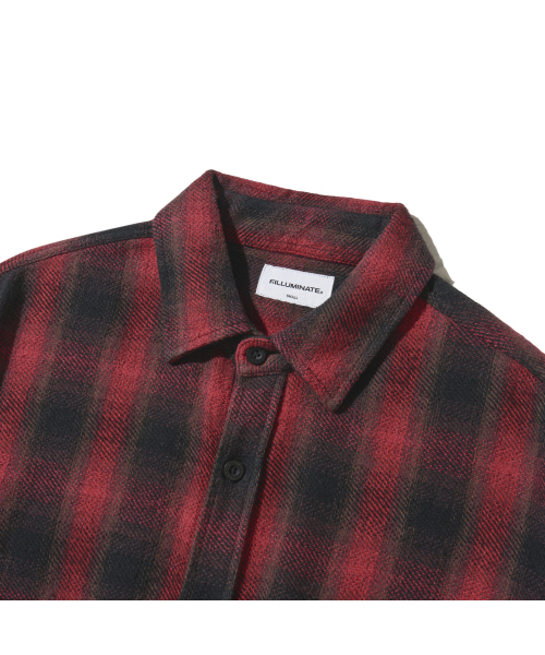 F.ILLUMINATE（フィルミネイト）の「オールドスクールフランネルチェックシャツ-レッド（シャツ/ブラウス・メンズ・その他・SMALL/MEDIUM/LARGE）」の7枚目の写真