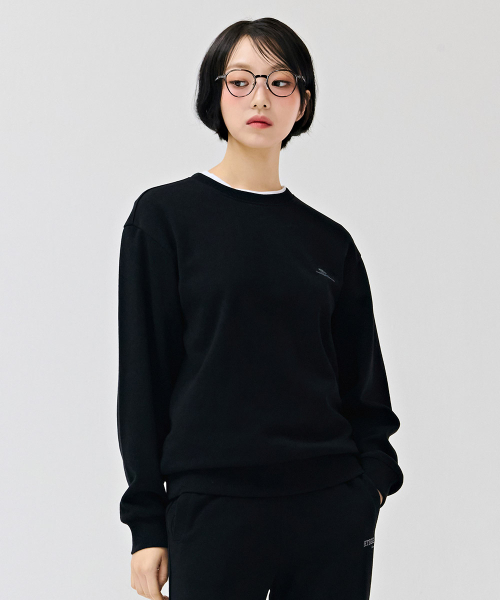 CHASECULT(チェイスカルト)の「共用エッセンシャルレタリングスウェット-DEZU5103B03(スウェット・メンズ・ブラック・90/100/110/95/105)」の3枚目の写真
