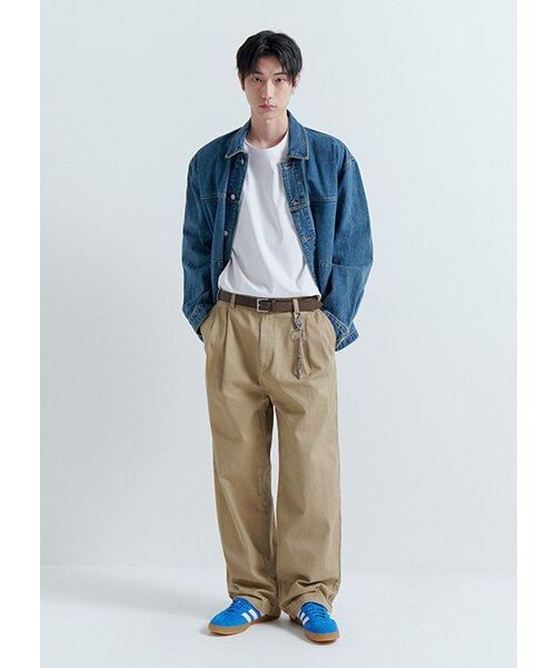 MUSINSA STANDARD（ムシンサスタンダード）の「シルケットリラックスドクルーネック長袖Tシャツ[ホワイト]（Tシャツ/カットソー・メンズ・その他・SMALL/MEDIUM/LARGE/X-LARGE）」の13枚目の写真