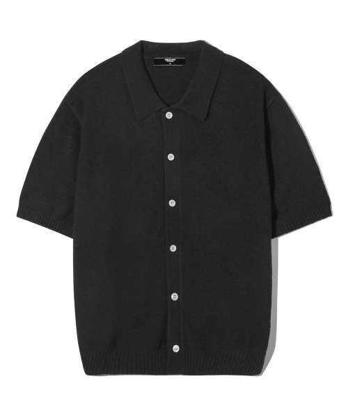 TRILLION(トリリオン)の「ウォッシャブルブックルカラー 半袖ニット(PURE BLACK)(Tシャツ/カットソー・レディース・その他・LARGE/X-LARGE/MEDIUM)」の4枚目の写真