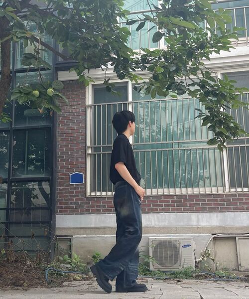 TRILLION(トリリオン)の「ウォッシャブルブックルカラー 半袖ニット(PURE BLACK)(Tシャツ/カットソー・レディース・その他・LARGE/X-LARGE/MEDIUM)」の14枚目の写真