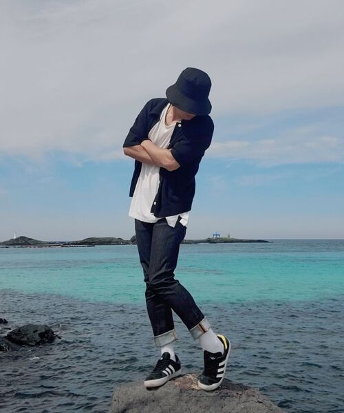 TRILLION（トリリオン）の「ウォッシャブルブックルカラー 半袖ニット(PURE BLACK)（Tシャツ/カットソー・レディース・その他・LARGE/X-LARGE/MEDIUM）」の19枚目の写真