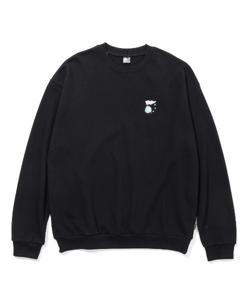 POLeR（ポーラー）の「POLER ZILLA CREW（ポーラー ジラ クルー）（スウェット・メンズ・アッシュグレー/ブラウン/ブラック・MEDIUM/LARGE/X-LARGE）」の2枚目の写真