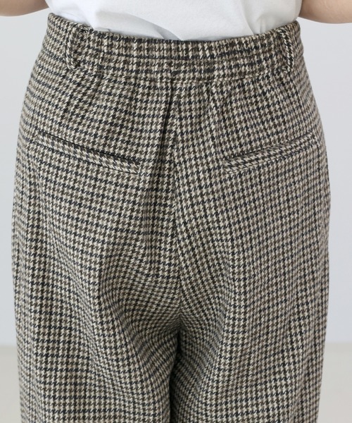 Aletta vita(アレッタビータ)の「ガンクラブチェックツータックワイドパンツ(その他パンツ・レディース・ブラウン/ブラック・M)」の20枚目の写真