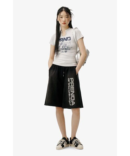 PRENDA（プレンダ）の「GRADIENT RAWCUT SHORTS BLACK（その他パンツ・レディース・その他・MEDIUM/SMALL）」の6枚目の写真