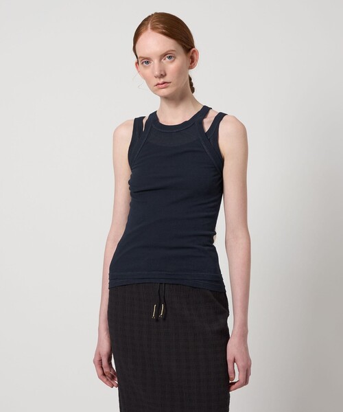 セール】＜Pheeta＞Hedy シアー レイヤード タンクトップ/ 014C-CU2（T