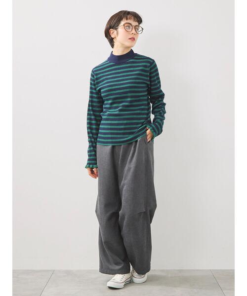 SM2(エスエムツー)の「アソートフリルニット(ニット/セーター・レディース・オフホワイト/キナリ/ネイビー/ブラック・F)」の5枚目の写真