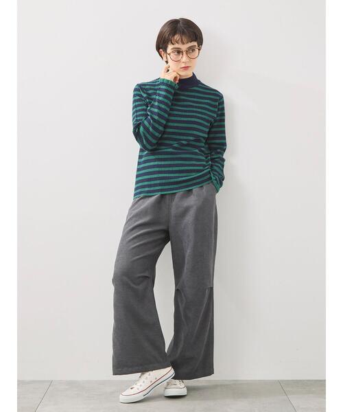 SM2(エスエムツー)の「アソートフリルニット(ニット/セーター・レディース・オフホワイト/キナリ/ネイビー/ブラック・F)」の6枚目の写真