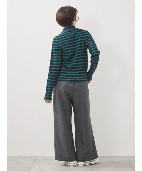 SM2(エスエムツー)の「アソートフリルニット(ニット/セーター・レディース・オフホワイト/キナリ/ネイビー/ブラック・F)」の8枚目の写真