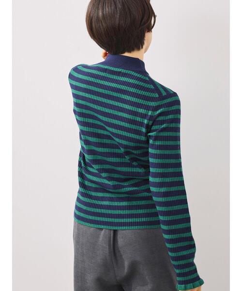 SM2(エスエムツー)の「アソートフリルニット(ニット/セーター・レディース・オフホワイト/キナリ/ネイビー/ブラック・F)」の11枚目の写真