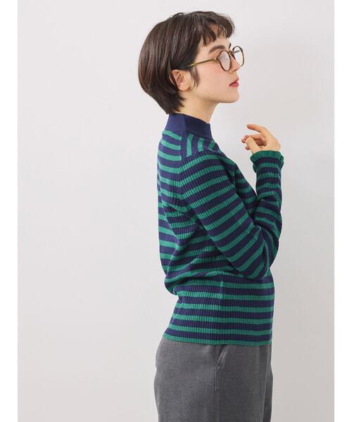 SM2(エスエムツー)の「アソートフリルニット(ニット/セーター・レディース・オフホワイト/キナリ/ネイビー/ブラック・F)」の12枚目の写真