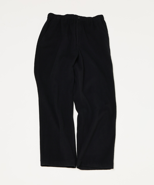 EDIFICE（エディフィス）の「E.WOOL SHAGGY WIDE イージーパンツ（スラックス・メンズ・ブラック・44/46/48）」の3枚目の写真