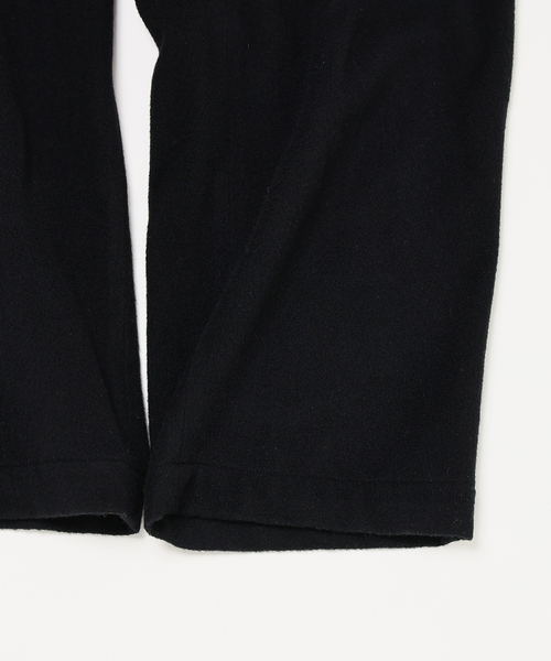 EDIFICE（エディフィス）の「E.WOOL SHAGGY WIDE イージーパンツ（スラックス・メンズ・ブラック・44/46/48）」の4枚目の写真