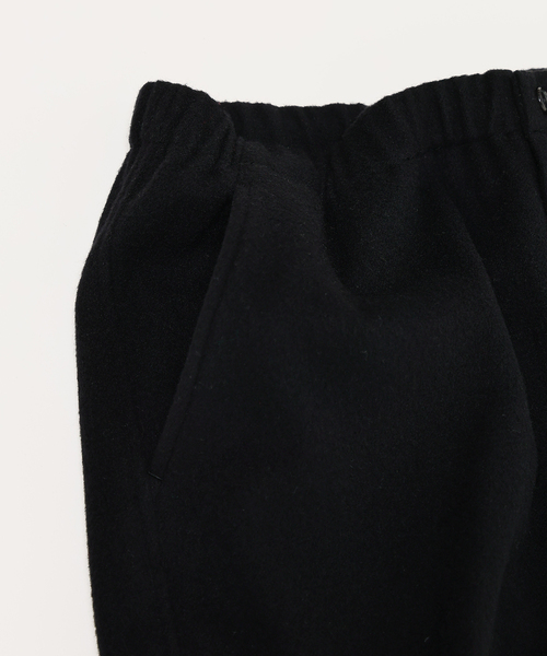 EDIFICE（エディフィス）の「E.WOOL SHAGGY WIDE イージーパンツ（スラックス・メンズ・ブラック・44/46/48）」の7枚目の写真