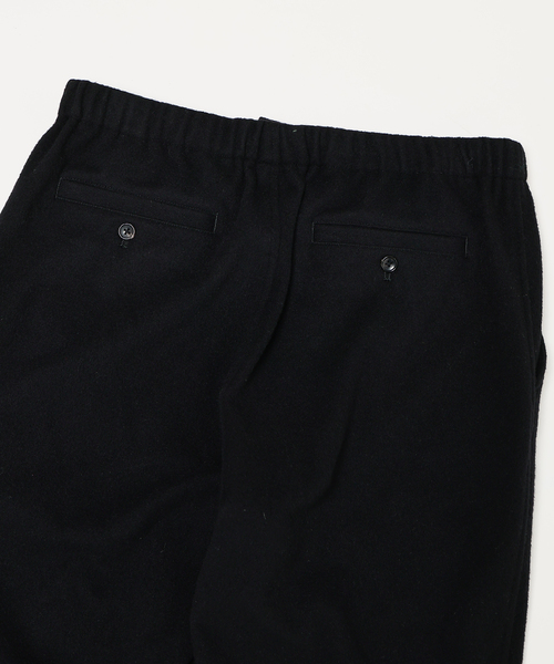 EDIFICE（エディフィス）の「E.WOOL SHAGGY WIDE イージーパンツ（スラックス・メンズ・ブラック・44/46/48）」の9枚目の写真