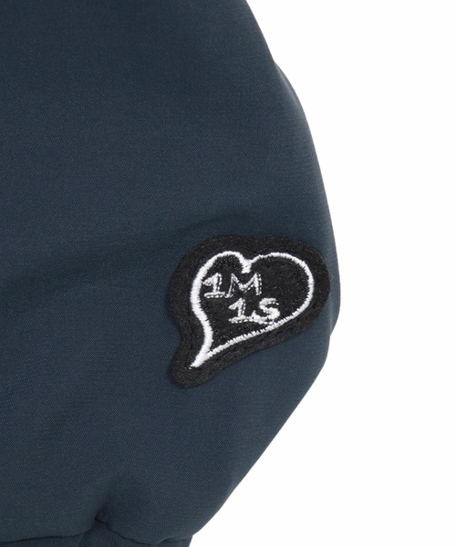1minute 1second（ワンミニットワンセカンド）の「mj11280-coach jacket with 1M1S chenille embroidered patch コーチジャケット (1M26H180)（ブルゾン・メンズ・ブラック/ベージュ/ネイビー・M/L/XL）」の21枚目の写真