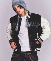 WOKE EDGE（ウォークエッジ）の「WOKE EDGE / ウォークエッジ VARSITY JACKET（スタジャン）」