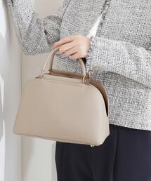 grove | 【ハレの日にもデイリーにも】バーハンドルラウンド2WAYトート(ハンドバッグ)