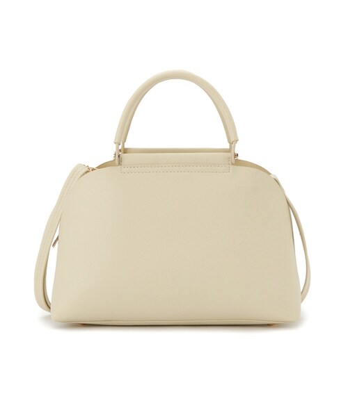 grove（グローブ）の「【ハレの日にもデイリーにも】バーハンドルラウンド2WAYトート（ハンドバッグ・レディース・ブラック/イエロー系その他/ライトグレー/ピンク・00）」の17枚目の写真