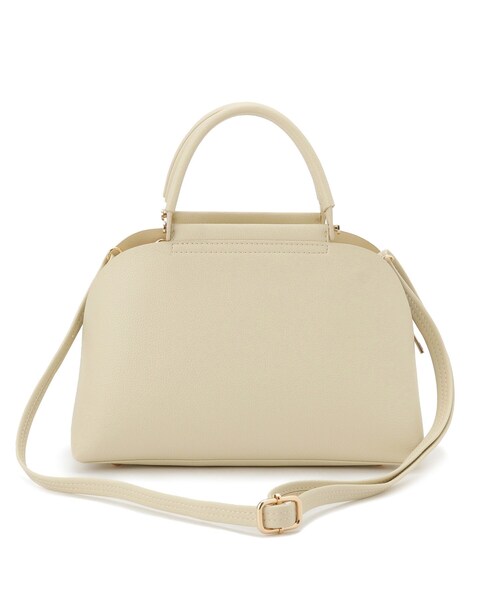 grove（グローブ）の「【ハレの日にもデイリーにも】バーハンドルラウンド2WAYトート（ハンドバッグ・レディース・ブラック/イエロー系その他/ライトグレー/ピンク・00）」の19枚目の写真