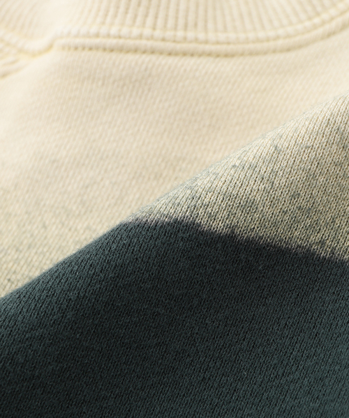 JOURNAL STANDARD（ジャーナルスタンダード）の「NOMARHYTHM TEXTILE (ノーマリズム テキスタイル) SMU Hand Dye Twist Sweat（スウェット・メンズ・グリーン・LARGE/MEDIUM）」の7枚目の写真