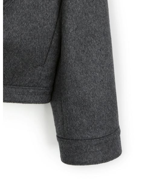 BESLOW（ビースロー）の「CASHMERE MILITARY ZIP-UP JACKET MELANGE CHARCOAL（その他アウター・メンズ・その他・SMALL/MEDIUM/LARGE/X-LARGE）」の5枚目の写真