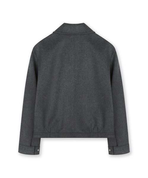 BESLOW（ビースロー）の「CASHMERE MILITARY ZIP-UP JACKET MELANGE CHARCOAL（その他アウター・メンズ・その他・SMALL/MEDIUM/LARGE/X-LARGE）」の7枚目の写真