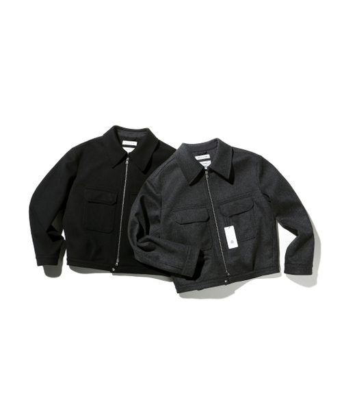 BESLOW（ビースロー）の「CASHMERE MILITARY ZIP-UP JACKET MELANGE CHARCOAL（その他アウター・メンズ・その他・SMALL/MEDIUM/LARGE/X-LARGE）」の8枚目の写真