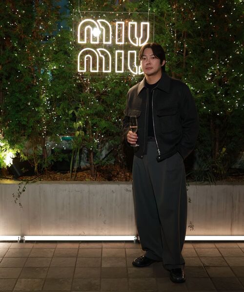 BESLOW（ビースロー）の「CASHMERE MILITARY ZIP-UP JACKET MELANGE CHARCOAL（その他アウター・メンズ・その他・SMALL/MEDIUM/LARGE/X-LARGE）」の9枚目の写真