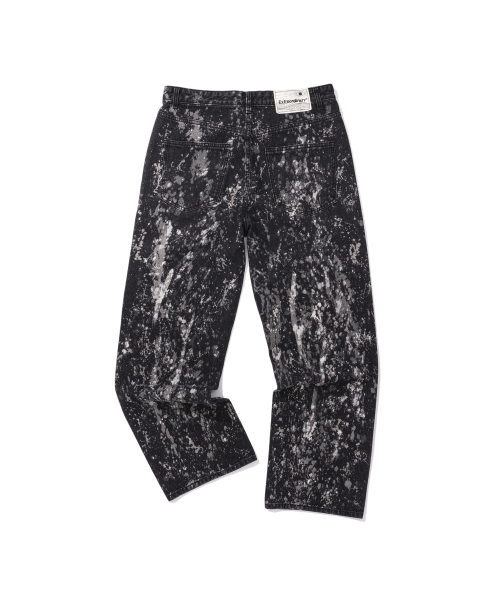 EXTRAORDINARY(エクストラオーディナリー)の「BLEACHED DENIM PANTS BLACK(デニムパンツ・メンズ・その他・MEDIUM/LARGE/X-LARGE)」の2枚目の写真