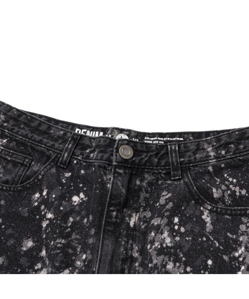 EXTRAORDINARY(エクストラオーディナリー)の「BLEACHED DENIM PANTS BLACK(デニムパンツ・メンズ・その他・MEDIUM/LARGE/X-LARGE)」の3枚目の写真