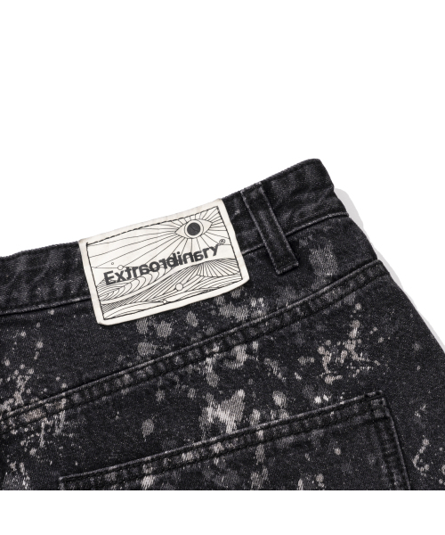 EXTRAORDINARY(エクストラオーディナリー)の「BLEACHED DENIM PANTS BLACK(デニムパンツ・メンズ・その他・MEDIUM/LARGE/X-LARGE)」の6枚目の写真