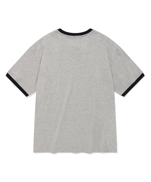 SAINTPAIN（セイントペイン）の「SPオンヘブンリングバイカラーTシャツ-メランジグレー（Tシャツ/カットソー・レディース・その他・LARGE/MEDIUM）」の2枚目の写真