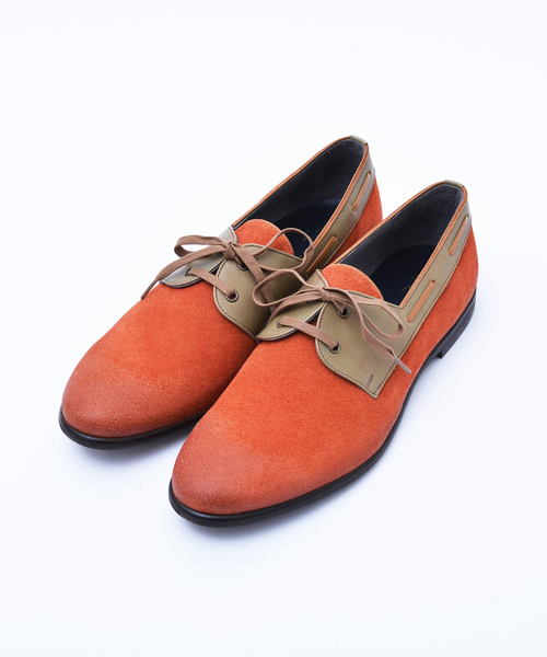 alfredoBANNISTER（アルフレッドバニスター）の「コンビネーションデッキシューズ（モカシン/デッキシューズ・メンズ・オレンジ/グレー/ホワイト/ブラック・41/42/39/43/44/40）」の4枚目の写真