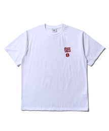 SEARCH410（サーチ410）の「Twin Heart Logo Short Sleeve T-shirt White（Tシャツ/カットソー）」