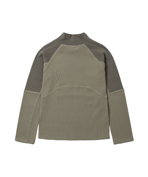 WELLBEING EXPRESS（ウェルビーイングエクスプレス）の「Authentic Waffle Turtle Neck Desert（Tシャツ/カットソー・レディース・その他・MEDIUM/SMALL）」の2枚目の写真