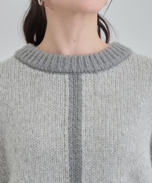 ゆ*ー様 STONE  ダークグレー リブ編みセーター L 英国製 リブ編み カーディガン セーター メンズ ニット JM COOPER