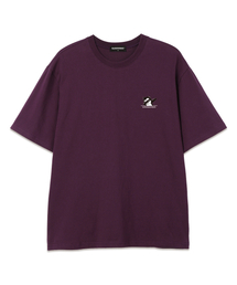 ペンギン オーバーサイズ 半袖Tシャツ (VS0042) パープル