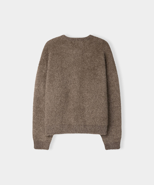ANOLORCODE(アノローコード)の「ヘアリーミックスニット(ブラウン)(ニット/セーター・レディース・その他・MEDIUM/LARGE)」の3枚目の写真