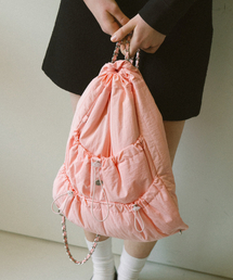 YUPPE（ヨッペ）の「RIBBON CHAIN BACKPACK_PINK（バックパック/リュック）」