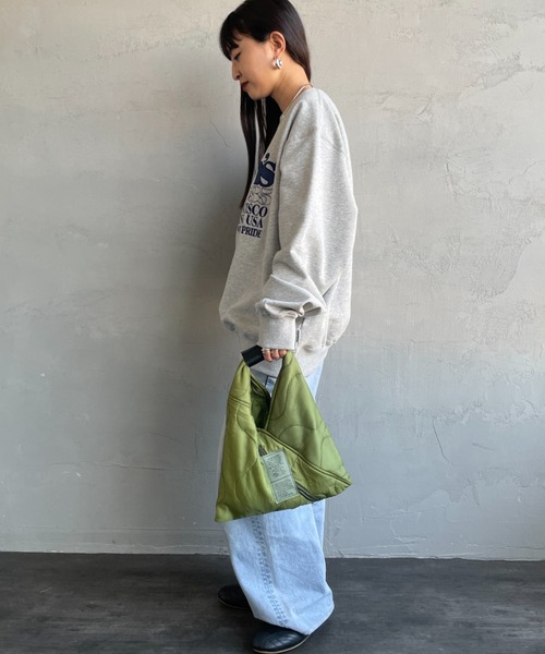 BEN DAVIS（ベンデイビス）の「【WEB限定】[BEN DAVIS/ベンデイビス] BEN’S刺繍 ビッグロゴ クルーネックスウェット【追加】（スウェット・レディース・グレー/ネイビー・XL/L/M）」の9枚目の写真
